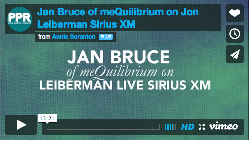 Jan Bruce on Jon Leiberman Sirius XM