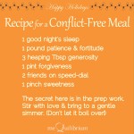 recipe for conflict free meal_112414