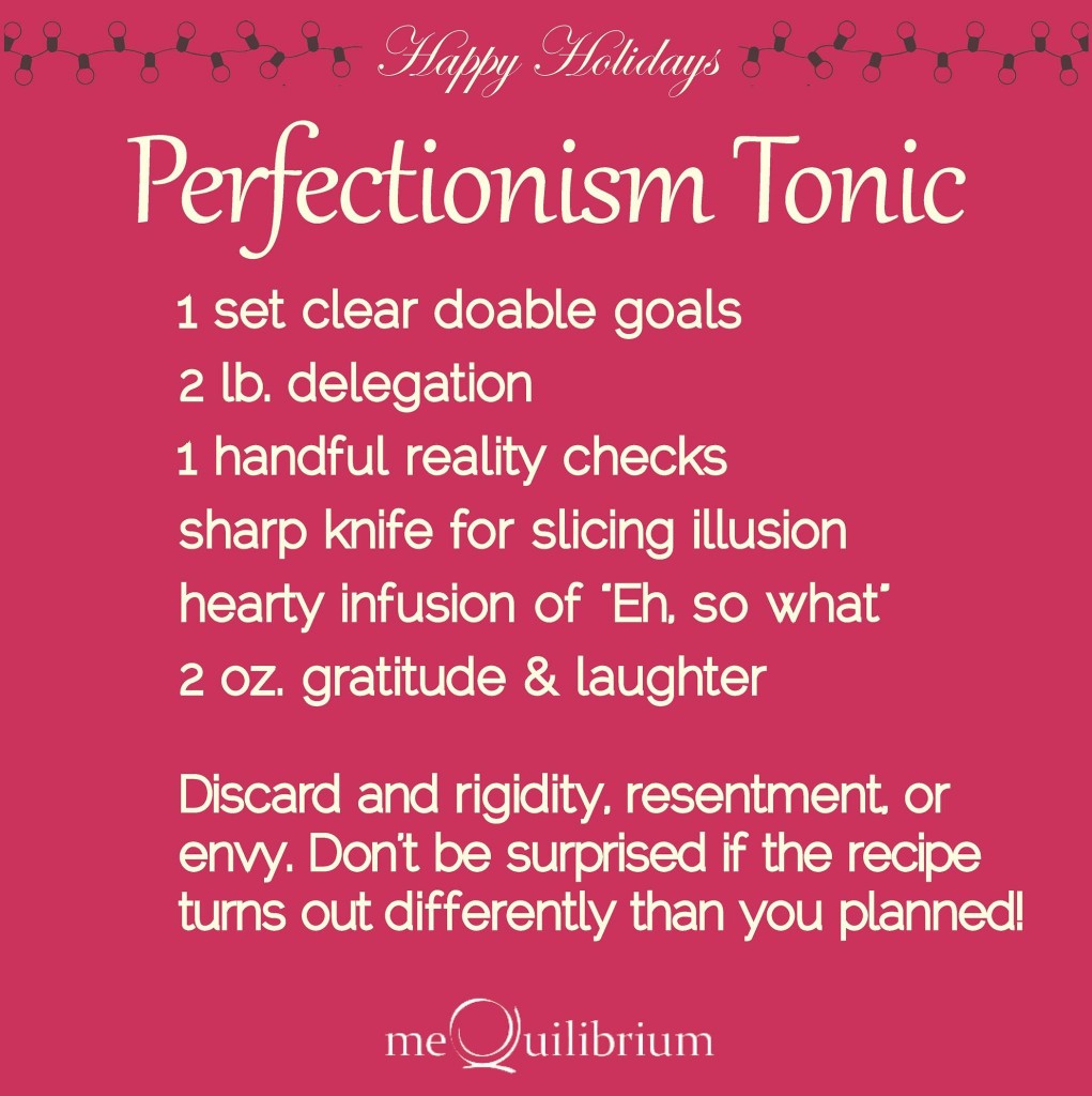 Perfectionism Tonic
