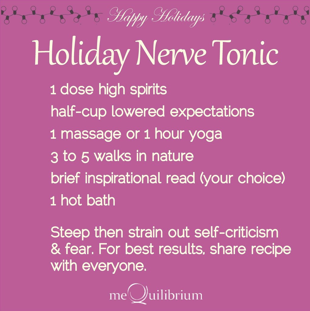 Holiday Nerve Tonic