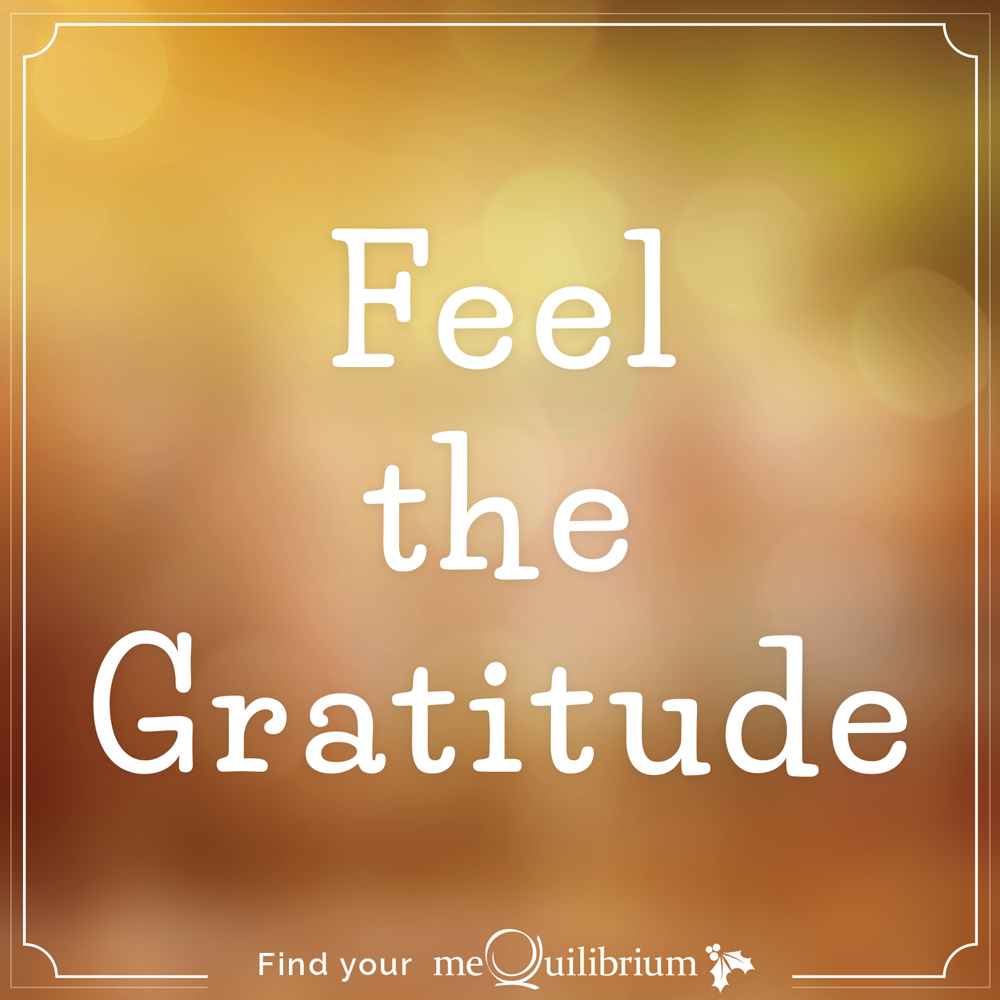 Taking Back the Holidays: Feel the Gratitude