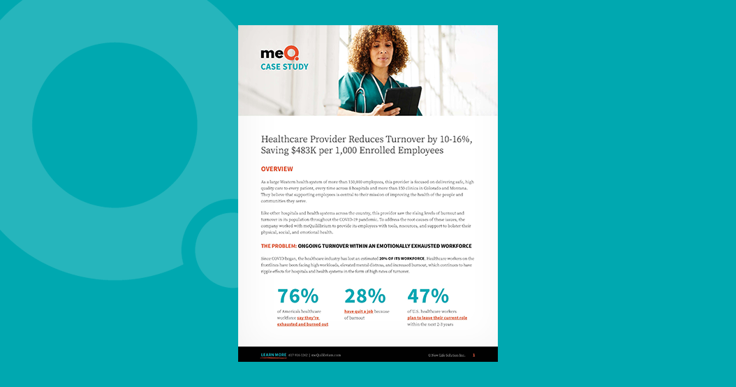 Healthcare Provider Reduces Turnover By 10%, Saving $483K Annually